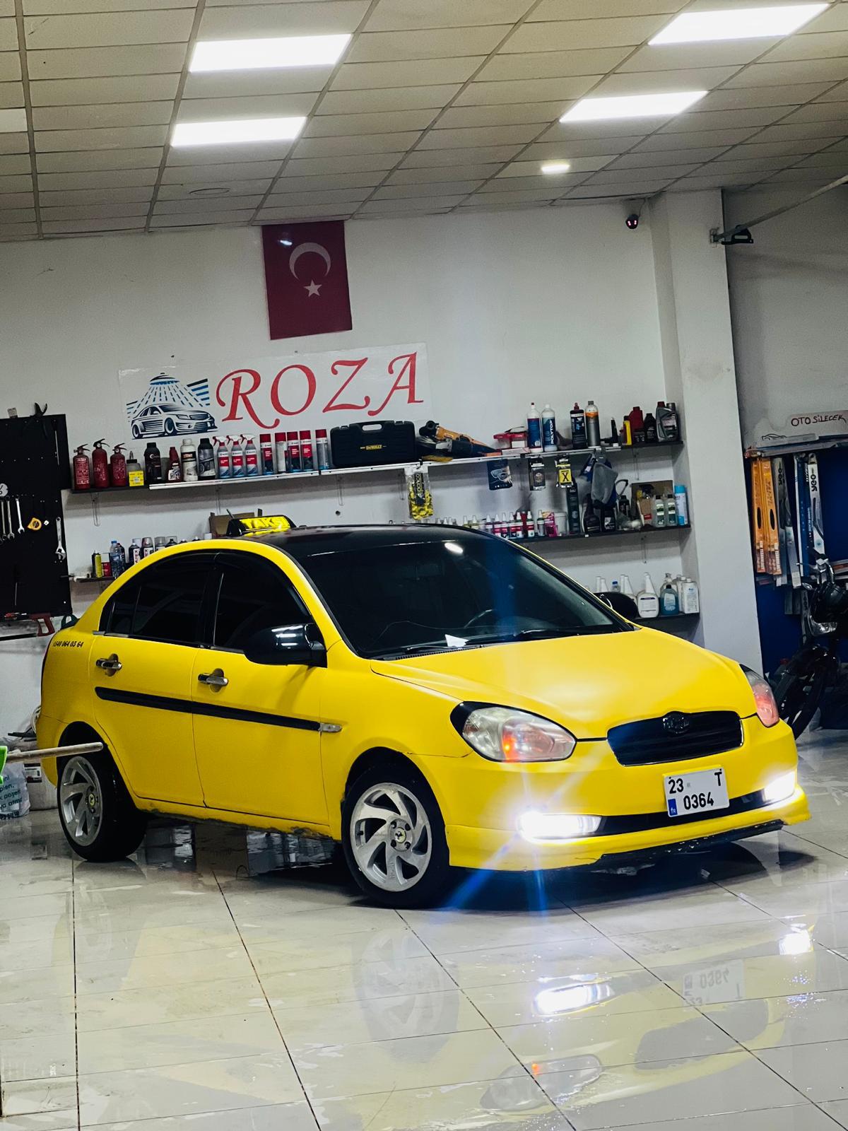 Elazığ 23 Taksi sarı taksi aracı